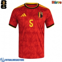 Fotballdrakt Herre Belgia Maxim De Cuyper #5 Hjemmedrakt VM 2026 Kortermet